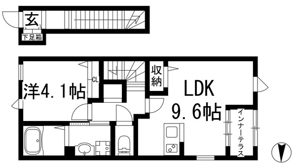 リバーランズ・ロッジの物件間取画像